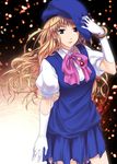  blonde_hair blue_eyes hat long_hair macross macross_frontier mizuki_makoto sheryl_nome solo 