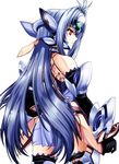  artist_request blue_hair kos-mos kos-mos_ver._4 long_hair red_eyes solo thighhighs xenosaga xenosaga_episode_iii 