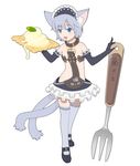  animal_ears cat_ears copyright_request maid minigirl solo thighhighs torque 
