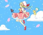  ? cardcaptor_sakura crossover flandre_scarlet hat kero look-alike mary_janes ogawa_maiko parody ribbon shoes touhou wings 