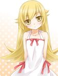  blonde_hair ibuki_ena long_hair monogatari_(series) nisemonogatari oshino_shinobu solo yellow_eyes 