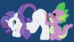  beutelwolf friendship_is_magic my_little_pony rarity spike tagme 