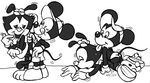  animaniacs crossover dot_warner mickey_mouse saulo_padovan 