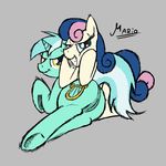  anatomically_correct_pussy animal_genitalia anus blue_eyes bonbon bonbon_(mlp) butt cutie_mark doctiry duo equine equine_pussy female feral friendship_is_magic hair horn horse looking_at_viewer lyra lyra_heartstrings_(mlp) mammal multi-colored_hair my_little_pony nude pony presenting presenting_hindquarters pussy signature srmario teeth unicorn yellow_eyes 