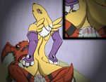  blush canine cum cum_in_pussy cum_inside digimon female fox guilmon male mammal moltsi open_mouth penetration penis pussy renamon scalie sex straight vaginal vaginal_penetration 