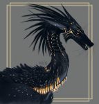  2018 amber_eyes digital_media_(artwork) dragon feathers feral nukerooster open_mouth simple_background solo teeth tongue 