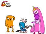  adventure_time animated finn_the_human hanekugkam jake_the_dog princess_bubblegum 