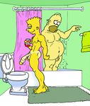  bart_simpson homer_simpson tagme the_simpsons 