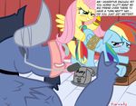  fluttershy friendship_is_magic iron_will my_little_pony rainbow_dash tiarawhy 