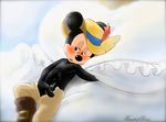  blush clothing cum disney hat male mammal masturbation mickey_mouse mouse open_mouth pants penis rodent solo twistedterra 