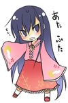  bad_id bad_pixiv_id chibi hase_neet houraisan_kaguya long_hair ribbon solo touhou 