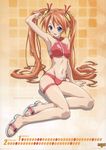  bell bells blue_eyes duplicate mahou_sensei_negima mahou_sensei_negima! red_hair redhead swimsuit 