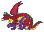  american_dragon:_jake_long anal anal_penetration crossover cum cum_in_ass cum_inside cumshot dragon gay jake_long male orgasm penetration penis purple_dragon red_dragon spyro spyro_the_dragon unknown_artist video_games wings 