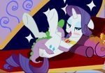  animated friendship_is_magic my_little_pony rarity spike tiarawhy 