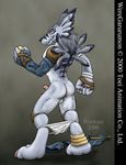  digimon tagme weregarurumon wookiee_(artist) 