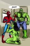  hulk marvel mavruda peter_parker she-hulk spider-man 