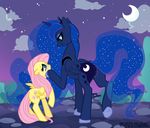  fluttershy friendship_is_magic mindmusic my_little_pony princess_luna 
