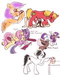  big_macintosh death_note fluttershy friendship_is_magic l_lawliet my_little_pony puputi rarity scootaloo twilight_sparkle 