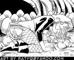  aliens black_canary crossover dc facehugger satyq 