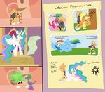  applejack friendship_is_magic my_little_pony pinkie_pie princess_celestia rainbow_dash slicky1337 spike 
