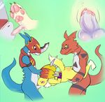  digimon flamedramon guilmon pornography renamon 