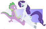  friendship_is_magic my_little_pony rarity shostyle spike 
