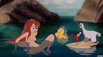  ariel editooner flounder scuttle sebastian the_little_mermaid 