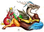  amber_eyes antlers blonde_hair chewtoy derpy_hooves derpy_hooves_(mlp) discord discord_(mlp) draconequus duo equine eyes_closed female friendship_is_magic hair horn horse mammal masturbation my_little_pony one_eye_closed pegasus plain_background pony spoon what_has_magic_done white_background wings 