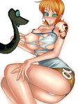  crossover jungle_book kaa nami one_piece 