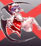  bad_id bad_pixiv_id blue_hair hat highres koko_(indyco) remilia_scarlet solo touhou wings 