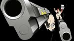  absurdres blood death_the_kid gun highres male_focus solo soul_eater weapon 
