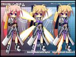  levantine lyrical_nanoha mahou_shoujo_lyrical_nanoha_strikers miichi_(mimimi) signum sword unison weapon wings 