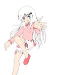  blue_eyes hinagi_hiyaya little_busters! long_hair noumi_kudryavka original pajamas solo 