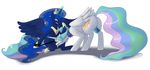  friendship_is_magic my_little_pony princess_celestia princess_luna redintravenous 