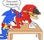  cosplay facial_hair gay hedgehog human knuckles_the_echidna male mammal mustache nigel_thornberry penis sega sonic_(series) sonic_team sonic_the_hedgehog the_wild_thornberrys what wild_thornberrys 