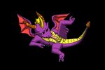  autofellatio balls black_background cum cum_in_mouth cum_inside dragon enhance erection feral male masturbation oral orgasm penis plain_background purple_dragon solo spyro spyro_the_dragon video_games wings 