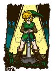  a_link_to_the_past link lowres male male_focus master_sword nintendo okra_(artist) sword the_legend_of_zelda the_legend_of_zelda:_a_link_to_the_past weapon 