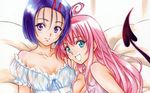  lala_satalin_deviluke sairenji_haruna tagme to_love_ru yabuki_kentarou 