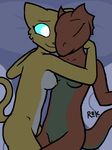  argonian bed couple cuddling duo feline female hug katia_managan khajiit lesbian mammal night nude prequel quill-weave rek rektum scalie sleeping the_elder_scrolls the_elder_scrolls_iv:_oblivion video_games 