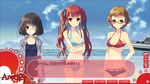  akazawa_izumi another beach bikini black_hair blush breasts brown_eyes brown_hair cleavage crossed_arms eyepatch fake_screenshot flyable_heart front-tie_top glasses long_hair looking_at_viewer medium_breasts misaki_mei mizuki_makoto multiple_girls navel red_eyes ribbon school_swimsuit short_hair side-tie_bikini small_breasts smile standing sugiura_takako sweater swimsuit translated visual_novel yellow_eyes 