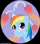  cum cumshot disembodied_penis equine fellatio female feral friendship_is_magic hair horse male mammal multi-colored_hair my_little_pony nearphotison oral oral_sex orgasm penis pony rainbow_dash_(mlp) rainbow_hair sex straight 