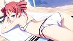  ass beach bikini game_cg material_brave red_hair swimsuit tagme 