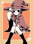  bad_id bad_pixiv_id cloak hat kita_high_school_uniform nagato_yuki purple_hair school_uniform serafuku solo suzumiya_haruhi_no_yuuutsu witch_hat yomo_(ym) 