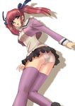  char's_deleted_affair gundam haman_karn izumi_rion miniskirt panties pantyshot pink_hair purple_eyes skirt solo thighhighs twintails underwear 