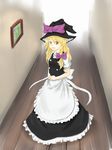  blonde_hair bow braid hat kirisame_marisa long_hair ribbon solo touhou witch_hat yellow_eyes yumemikarasu 