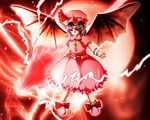  akabashi_yuusuke bat_wings full_body remilia_scarlet solo touhou wings 