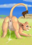  anus ass_up butt cub cum cum_pool cum_pooling daytime disney feline female female_solo feral forced lion mammal nala outside pussy rape several_versions shaded solo soul-gryph soulgryph tears the_lion_king young 