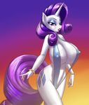  anthro anthrofied big_breasts bikini blue_eyes bracelet breasts cleavage clothed clothing cutie_mark diamond equine female friendship_is_magic hair horn horse huge_breasts jewelry lips lipstick long_hair looking_at_viewer makeup mammal marauder6272 my_little_pony purple_hair rarity_(mlp) simple_background skimpy sling_bikini smile solo swimsuit unicorn voluptuous white white_body wide_hips 
