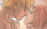  blue_eyes green_eyes haruno_sakura pink_hair starchii uzumaki_naruto 