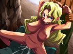  1girl 2boys blonde_hair breasts censored cum ejaculation gangbang group_sex kiyoh large_breasts multiple_boys penis rape sex tears tengen_toppa_gurren_lagann threesome 